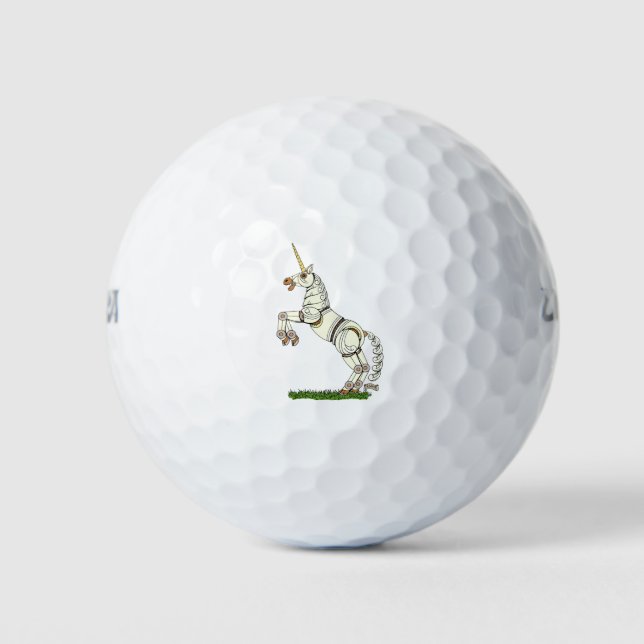 Pelotas De Golf Unicornio mecánico (Anverso)