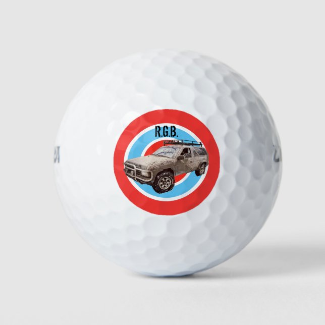 Pelotas De Golf Unidad de cuatro ruedas (Anverso)
