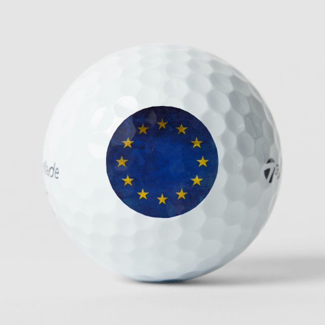 Pelotas De Golf Unión Europea (Anverso)