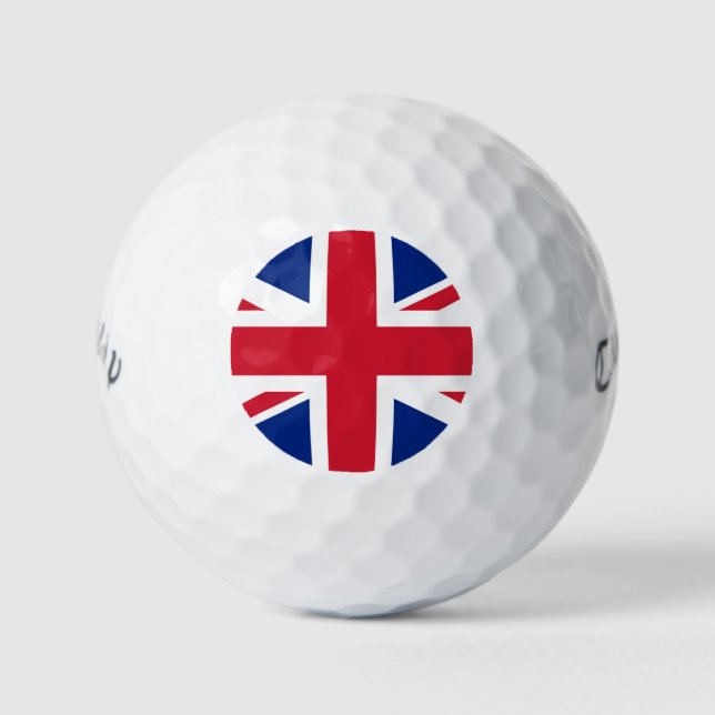 Pelotas De Golf Union Jack Flag cwb gbcnt (Anverso)