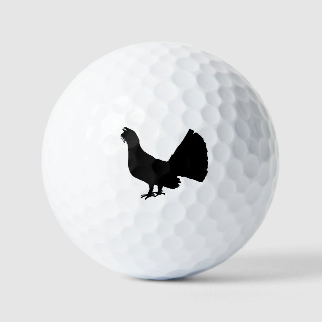 Pelotas De Golf Urogallo occidental (Anverso)