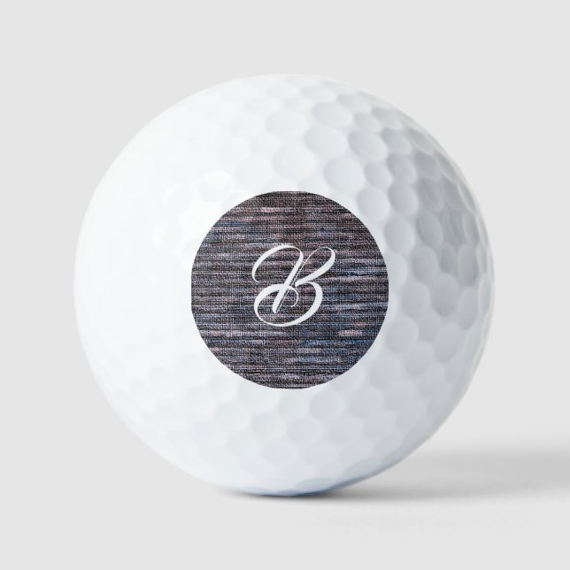 Pelotas De Golf Uva azul falsa tejeduría arpillera (Anverso)