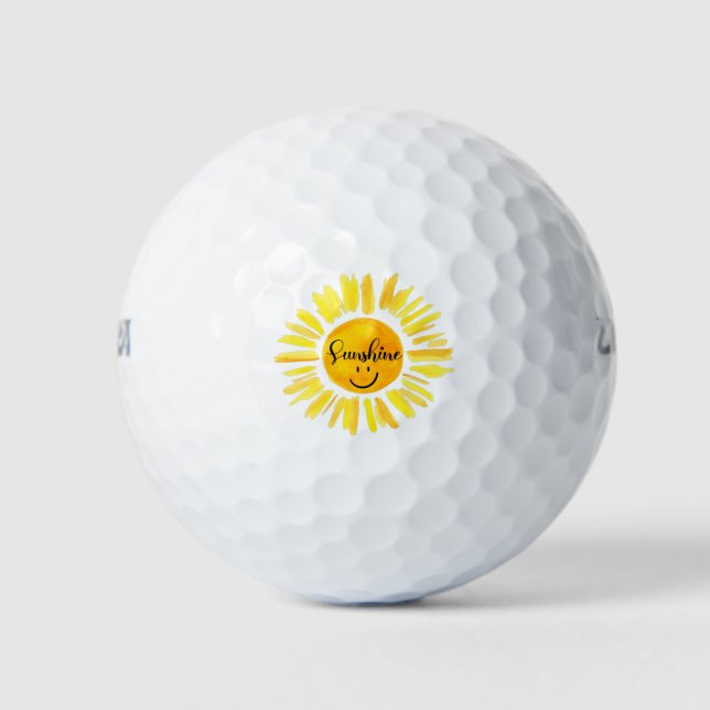Pelotas De Golf Vacay Mode Sunshine verano lindo (Anverso)
