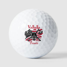 Pelotas De Golf Valhalla Awaits - Bandera estadounidense