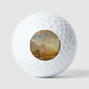 Pelotas De Golf Valle del Yosemite (1864) - Albert Bierstadt