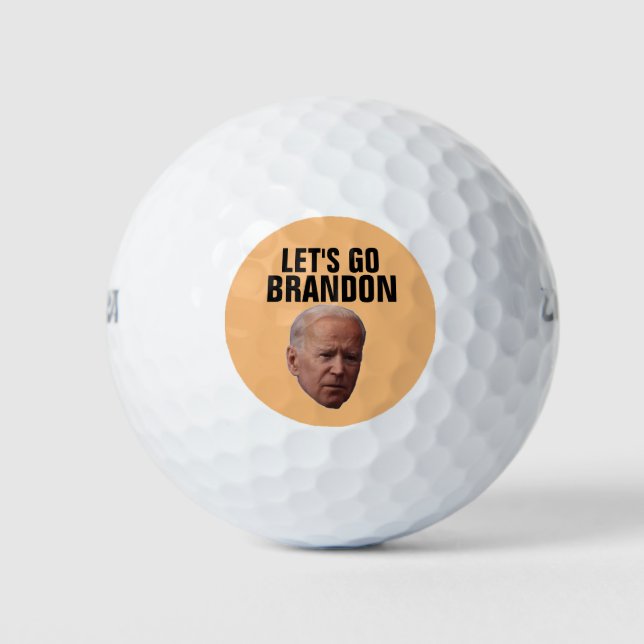 PELOTAS DE GOLF ¡VAMOS A BRANDON! BIDEN (Anverso)