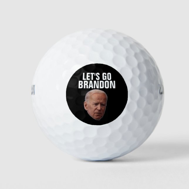 PELOTAS DE GOLF ¡VAMOS A BRANDON! BIDEN GOLF BALLS (Anverso)