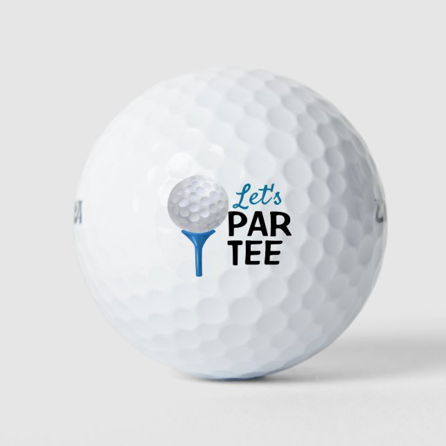 Pelotas De Golf Vamos a PAR TEE Golf Balls (Anverso)