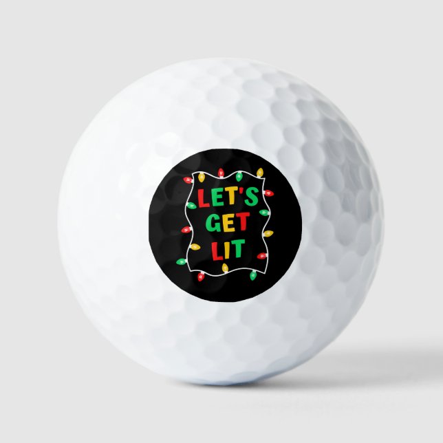 Pelotas De Golf vamos a tener navidades iluminados (Anverso)