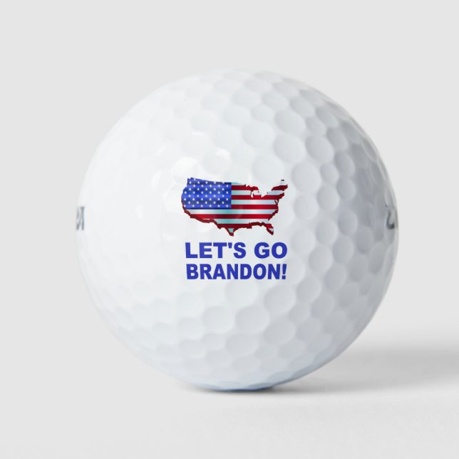 Pelotas De Golf ¡Vamos Brandon! (Anverso)