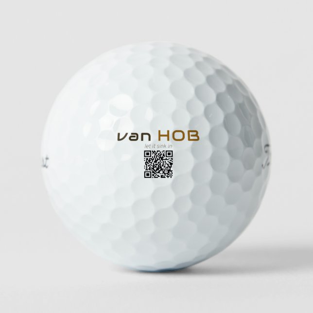 Pelotas De Golf van HOB, let it sink in  (Anverso)