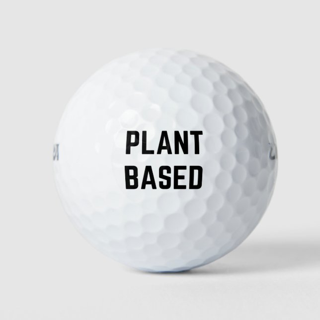 Pelotas De Golf Vegan Basado En Plantas (Anverso)