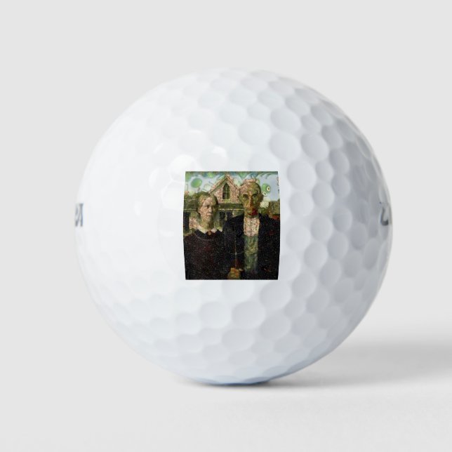 Pelotas De Golf Vegan Gothic Bella Artes Spoof (Anverso)