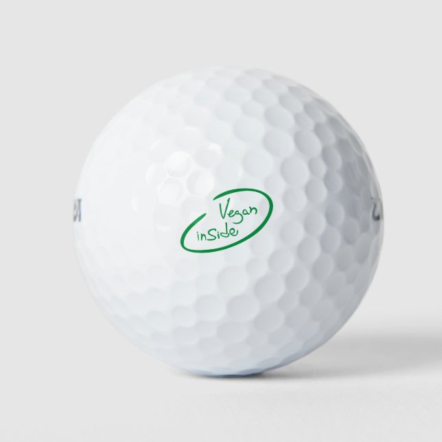 Pelotas De Golf Vegan Inside (Anverso)