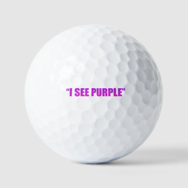 Pelotas De Golf Vemos Morado (Anverso)