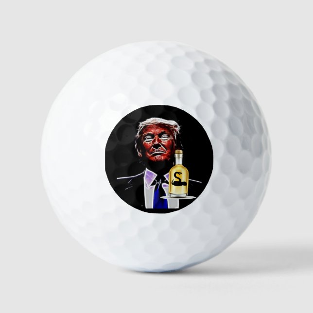 Pelotas de Golf Vendedor de Aceite de Serpiente (Anverso)