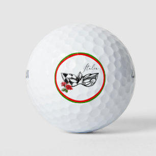 Pelotas De Golf *~* Venecia Italia Italia Italia Rosa de máscara v