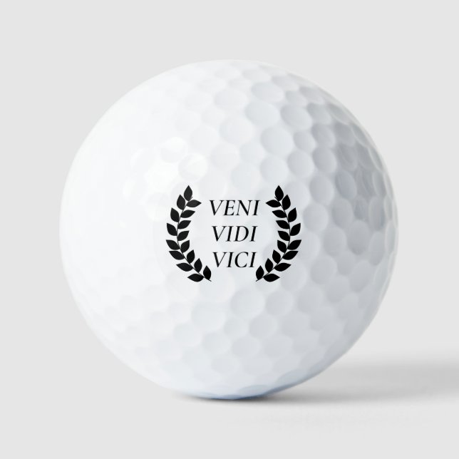 Pelotas De Golf Veni Vidi Vici (Anverso)