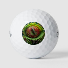 Pelotas De Golf Venus Flytrap Floral Whimsical Fun