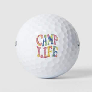 Pelotas De Golf Verano de camping Chicas Campamento de vida Tie-Di