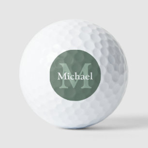 Pelotas De Golf Verde sabio personalizado
