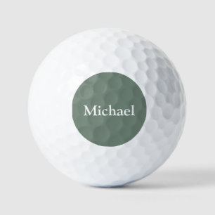 Pelotas De Golf Verde sabio personalizado