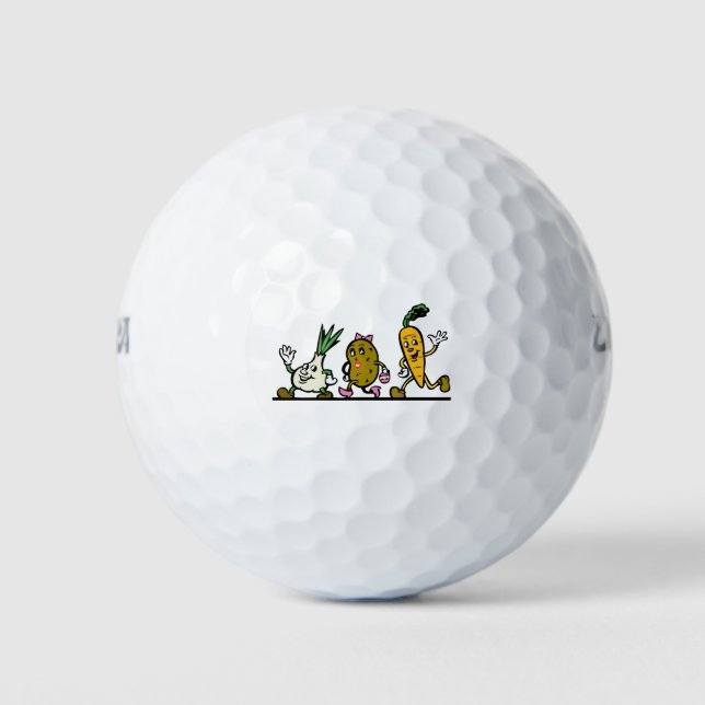 Pelotas De Golf Verduras (Anverso)