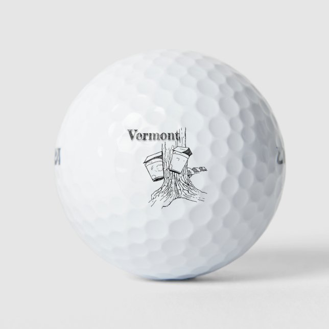 Pelotas De Golf Vermont Maple Trees (Anverso)