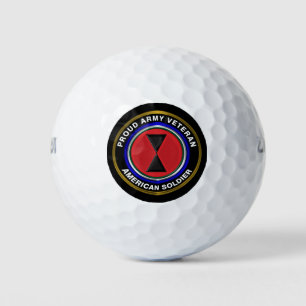 Pelotas De Golf Veterano de la 7ª División de Infantería “División