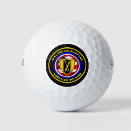 Pelotas De Golf Veterano Orgulloso de Guerra Electrónica del Ejérc