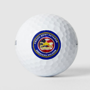 Pelotas De Golf Veterano Orgulloso de la Infantería Blindada