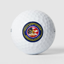 Pelotas De Golf Veterano Orgulloso del Cuerpo Cibernético del Ejér