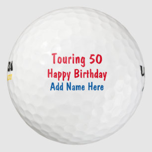 Pelotas De Golf Viaje DIVERTIDO del feliz cumpleaños