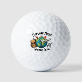 Pelotas De Golf Viaje Más Ver Más Sentirse Vivo