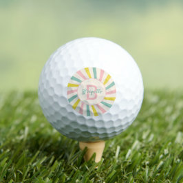 Pelotas De Golf 'Vibes Lollypop', retro personalizado