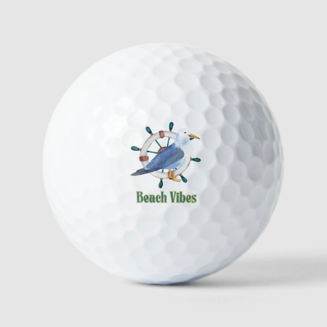 Pelotas De Golf vibraciones de playa (Anverso)