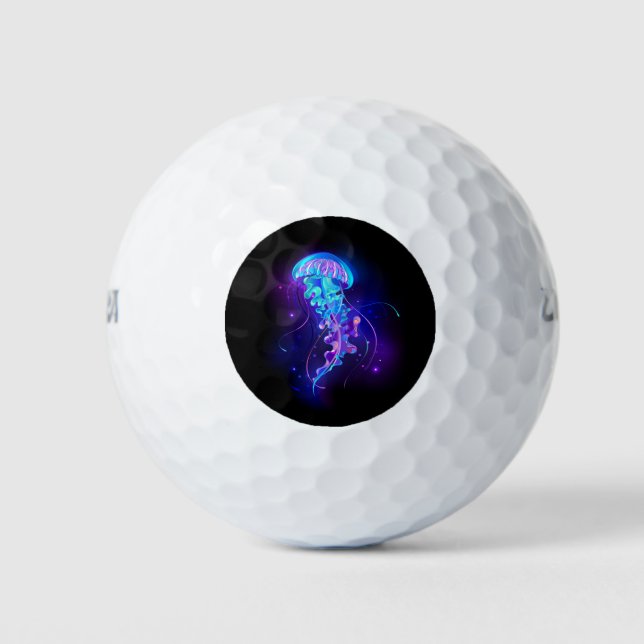 Pelotas De Golf Vibrante color Glustre medusas (Anverso)