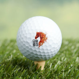 Pelotas De Golf Victoria del Caballo de Fuego
