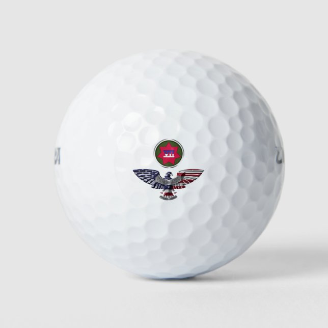 Pelotas De Golf VII Águila del Cuerpo Armado (Anverso)