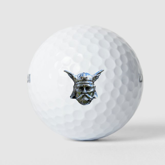 Pelotas De Golf Viking plateado (Anverso)
