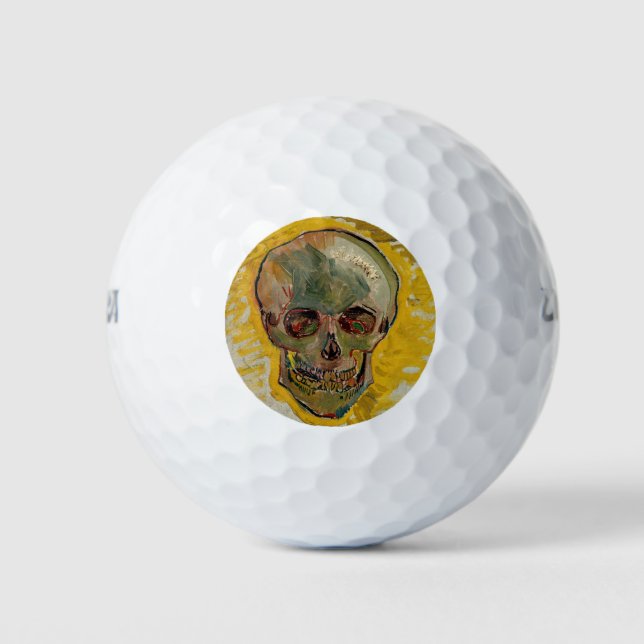 Pelotas De Golf Vincent van Gogh - Calavera 1887 #2 (Anverso)