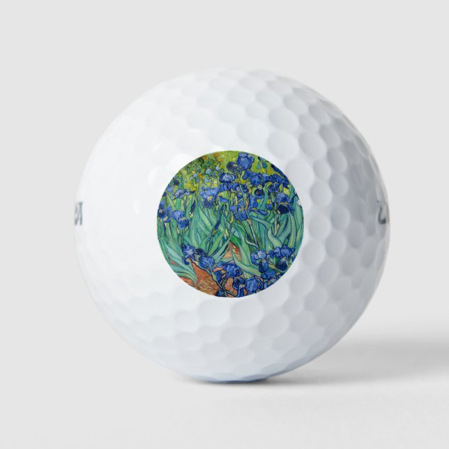Pelotas De Golf Vincent Van Gogh - Irises (Anverso)