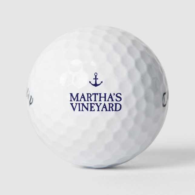 Pelotas De Golf Viñedo de Martha (Anverso)