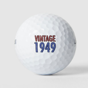 Pelotas De Golf Vintage 1949 70º cumpleaños