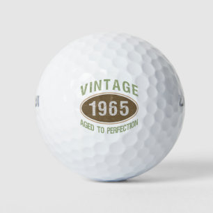 Pelotas De Golf Vintage 1965 60º cumpleaños