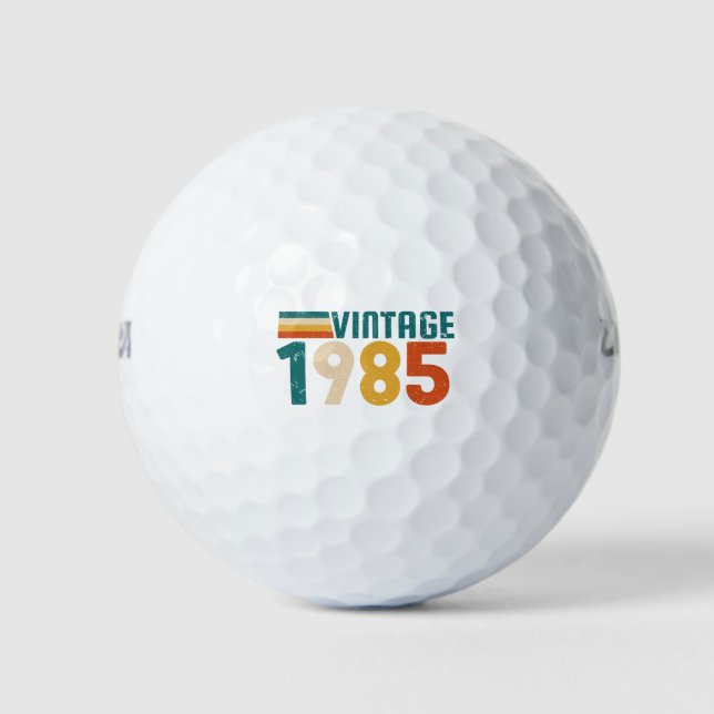 PELOTAS DE GOLF VINTAGE 1985 (Anverso)