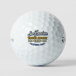Pelotas de Golf Vintage Atletismo San Francisco