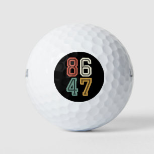 Pelotas De Golf Vintage Classic 86 47 Anti Trump 2024 Impeach