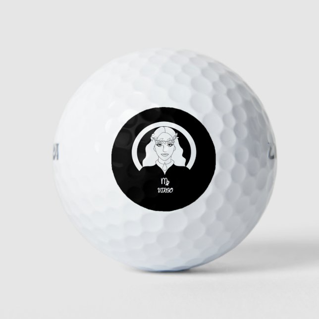 Pelotas De Golf Virgo Silhouette (Anverso)