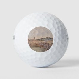 Pelotas De Golf Vista de Salzburgo (por Rudolf von Alt)